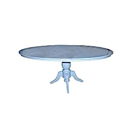 Mavi Oval Masa 180 cm 