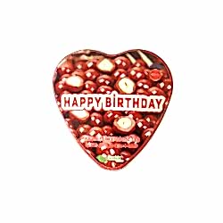 HAPPY BIRTDAY Fındıklı Kalp Draje