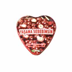 YAŞAMA SEBEBİMSİN Fındıklı Kalp Draje