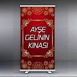 Kına Organizasyonu İçin Rollup 