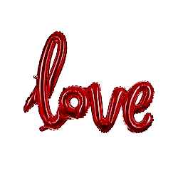 Dekoratif Love Balon