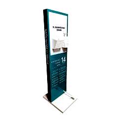 Ayaklı Dezenfektan Standı
