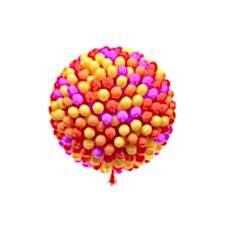 500 Adet Balon Yağdırma
