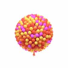 250 Adet Balon Yağdırma