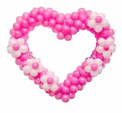 Balon Kalp Pembe 