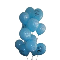Erkek Bebek 15 adet Uçan Balon